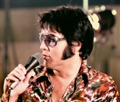 Elvis Presley Owned & Worn Early 1970's Long Sleeved Paisley Shirt